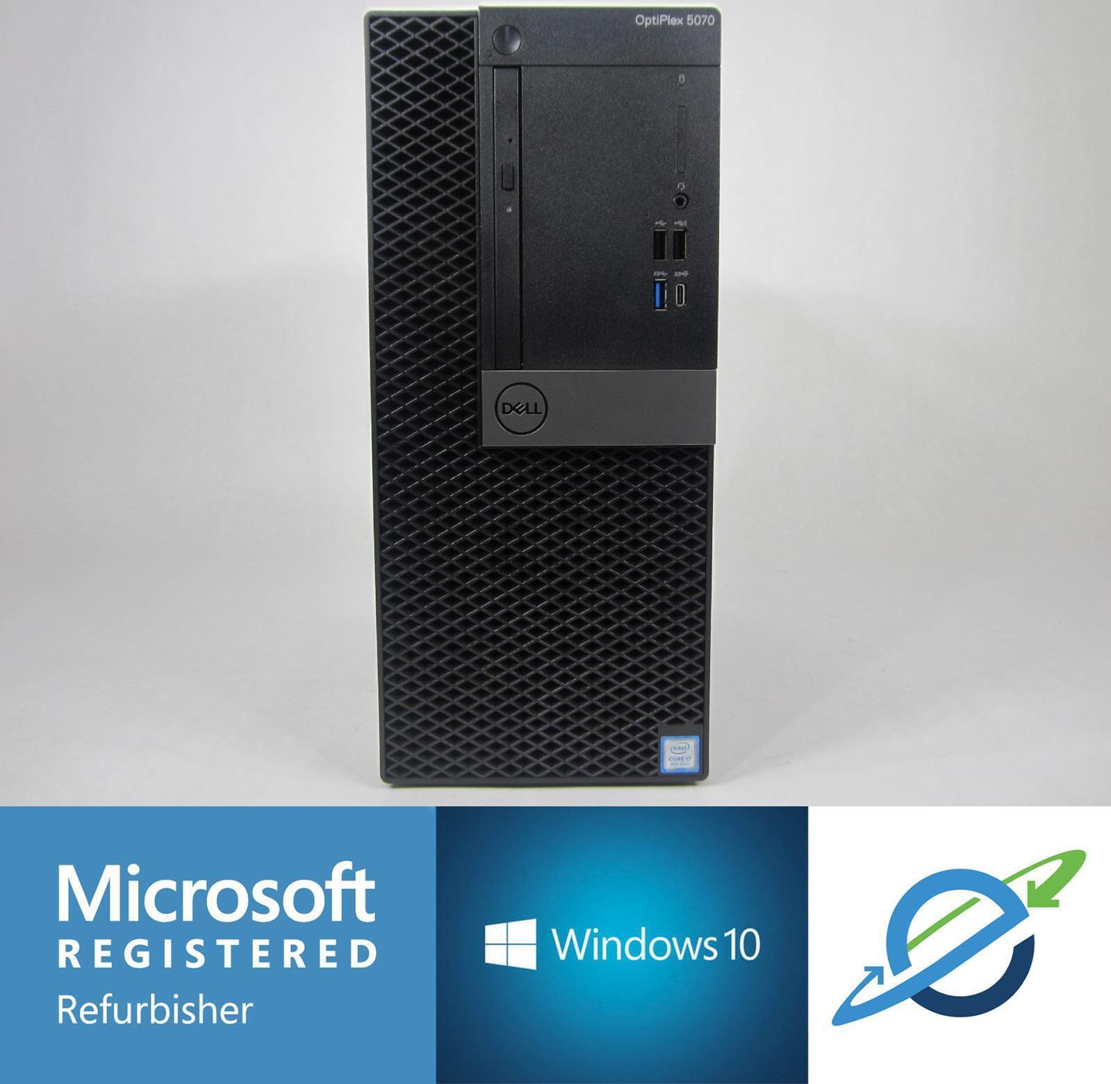 DELL OPTIPLEX 5070 MT Intel Core i7-8700 3.20GHz 16GB 512GB SSD – Windows 10 Pro