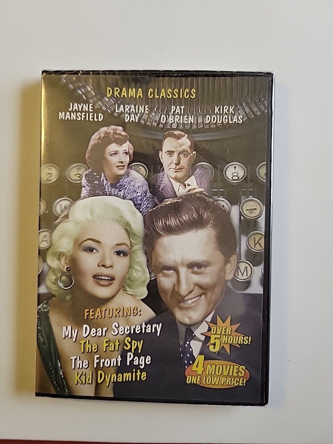 Drama Classics 4 Movies / Kid Dynamite The fat Spy Kirk Douglas Jayne Mansfield