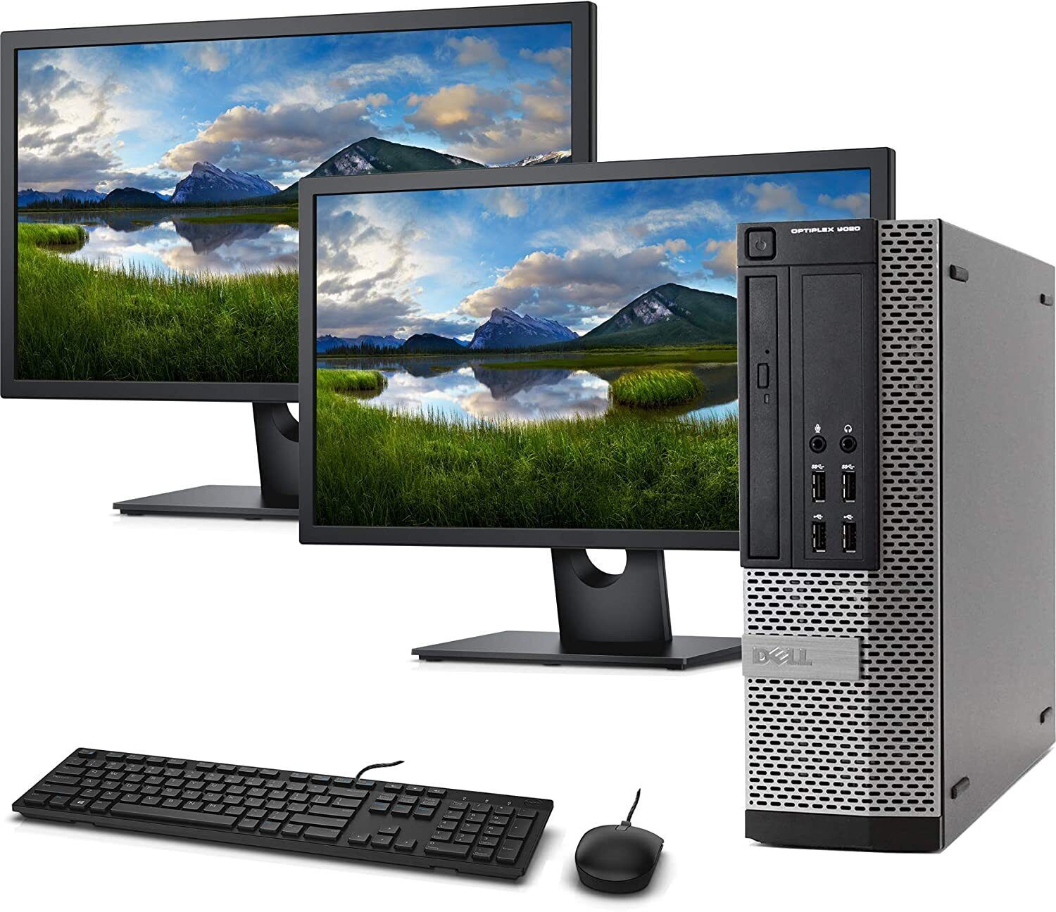 Dell OptiPlex 9020 SFF Core I7 4790 16GB RAM 256GB SSD | Dual Monitor Package