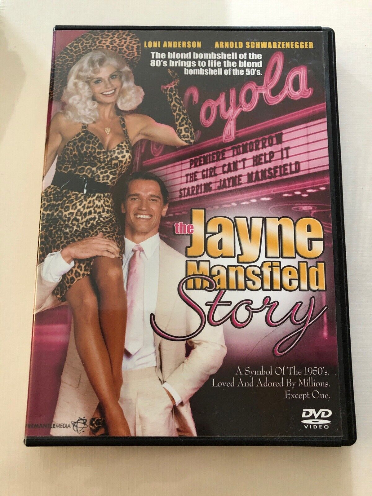 THE JAYNE MANSFIELD STORY DVD LONI ANDERSON ARNOLD SCHWARZENEGGER