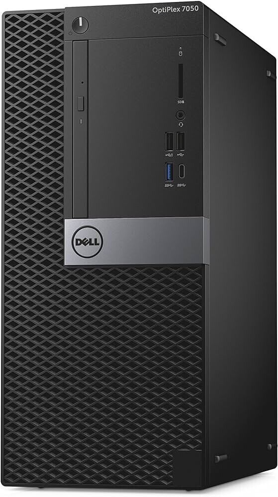 Dell OptiPlex 7050 Mini Tower i5-7500 8GB RAM 256GB SSD Windows 10 Pro Desktop