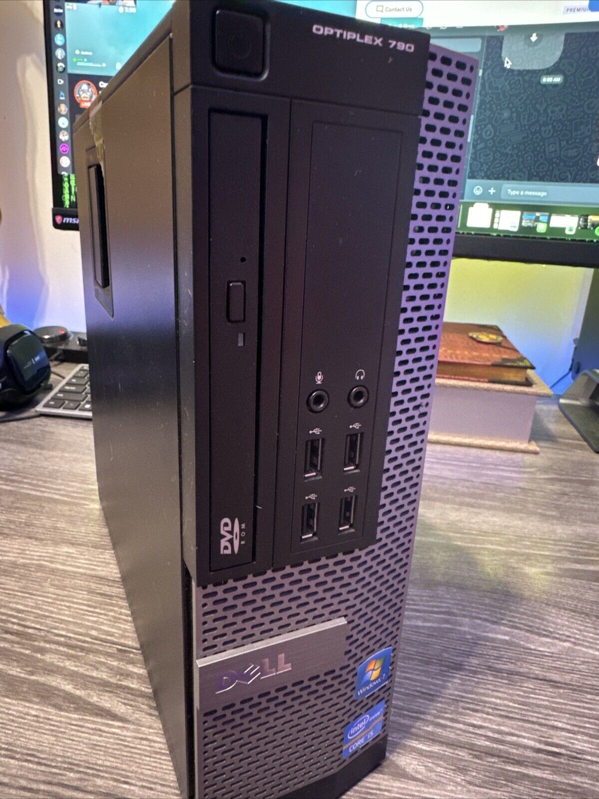 Dell Optiplex 790 (250GB HDD, Intel Core I5 3.3GHz, 8GB) Desktop – Nvidia GF 610