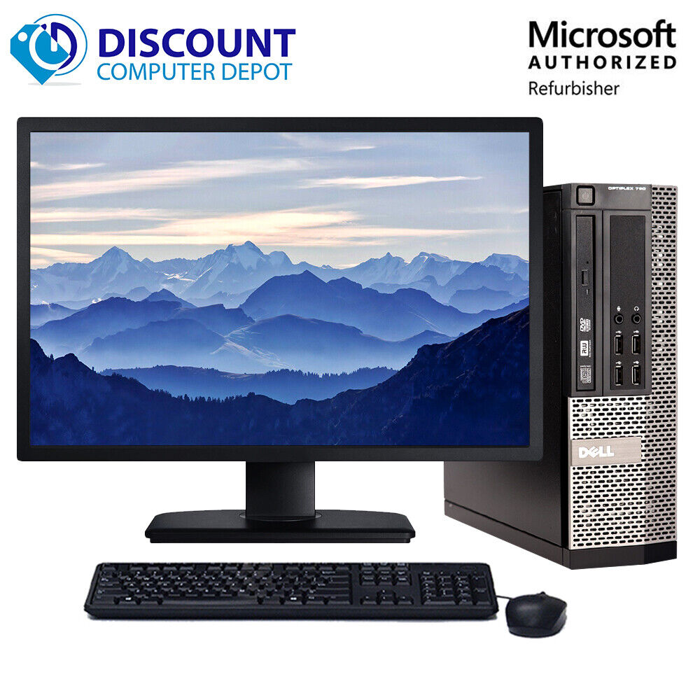 Dell Desktop 8GB RAM 500GB HD Computer PC Core i5 Windows 10 Pro 22″ LCD Wi-Fi