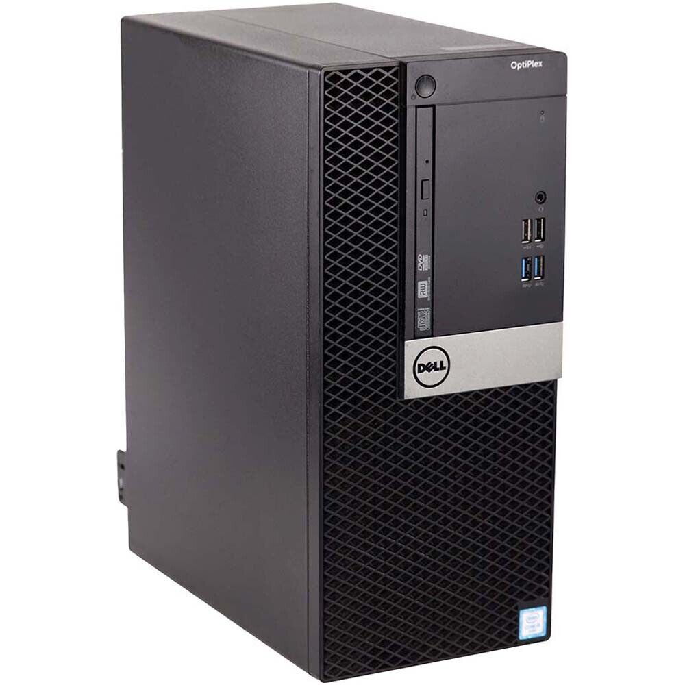 Dell Desktop i5 Tower Computer Intel i5 16GB RAM 240GB SSD Windows 10 Wi-Fi DVD