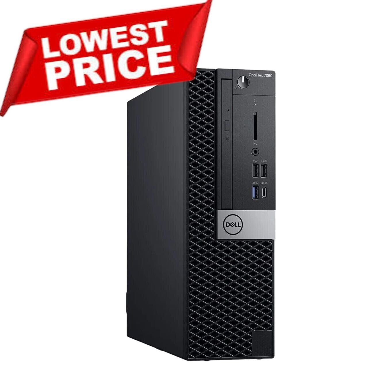 Dell Desktop Computer PC SFF i7-8700 CPU 16GB DDR4 256GB SSD Win11Pro WIFI BT