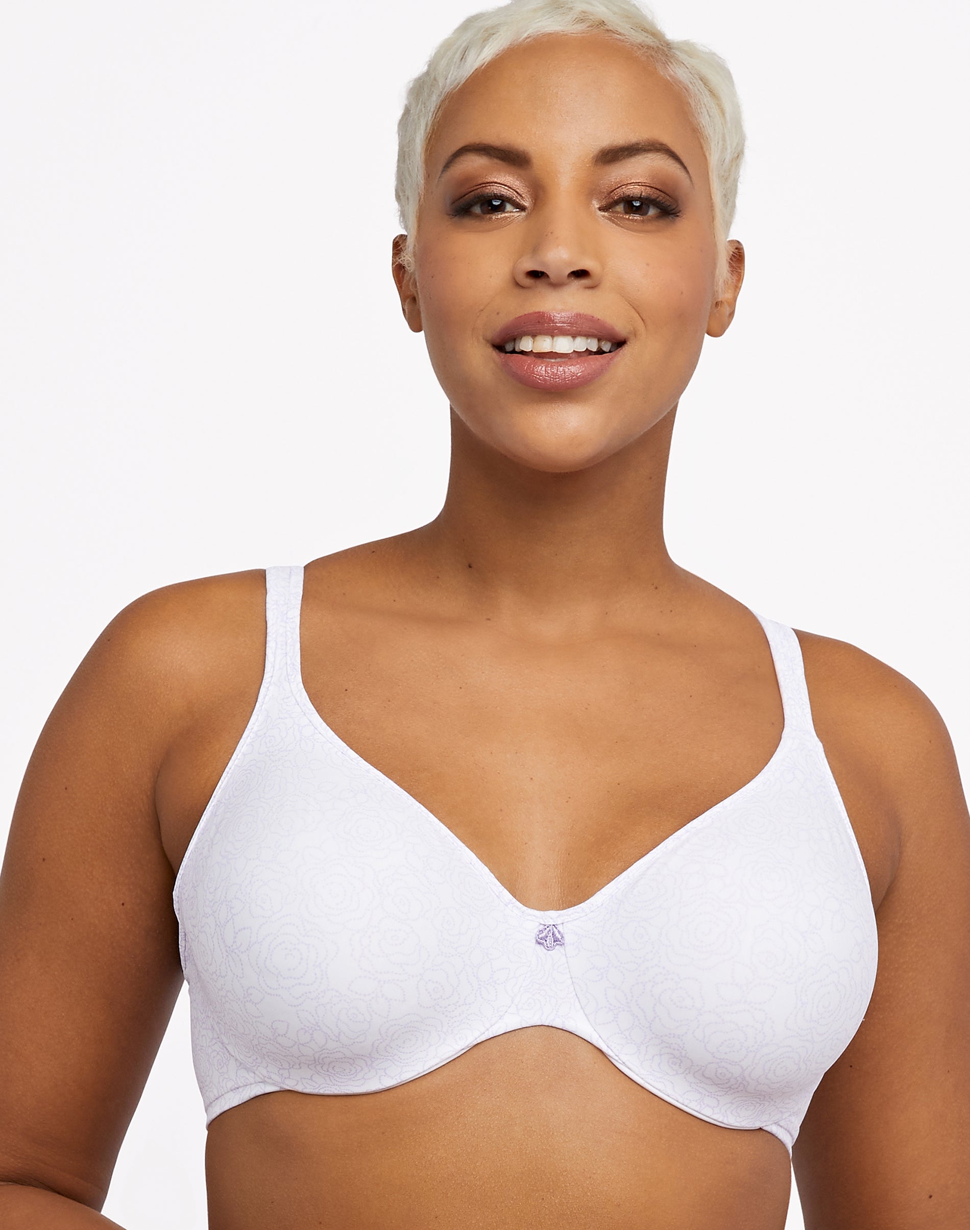 Bali Passion For Comfort Underwire Bra Lilac Rose Link 40DD Women’s