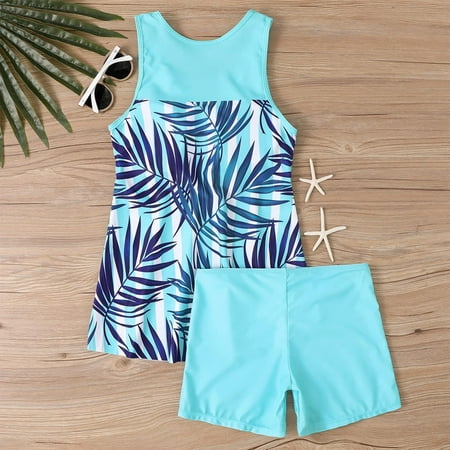 Aboser Tummy Control Tankini Bathing Suits for Women 2024 High Waisted 2 Piece Swimsuits Summer Modest Swimsuit Plus Size Bathing Suit