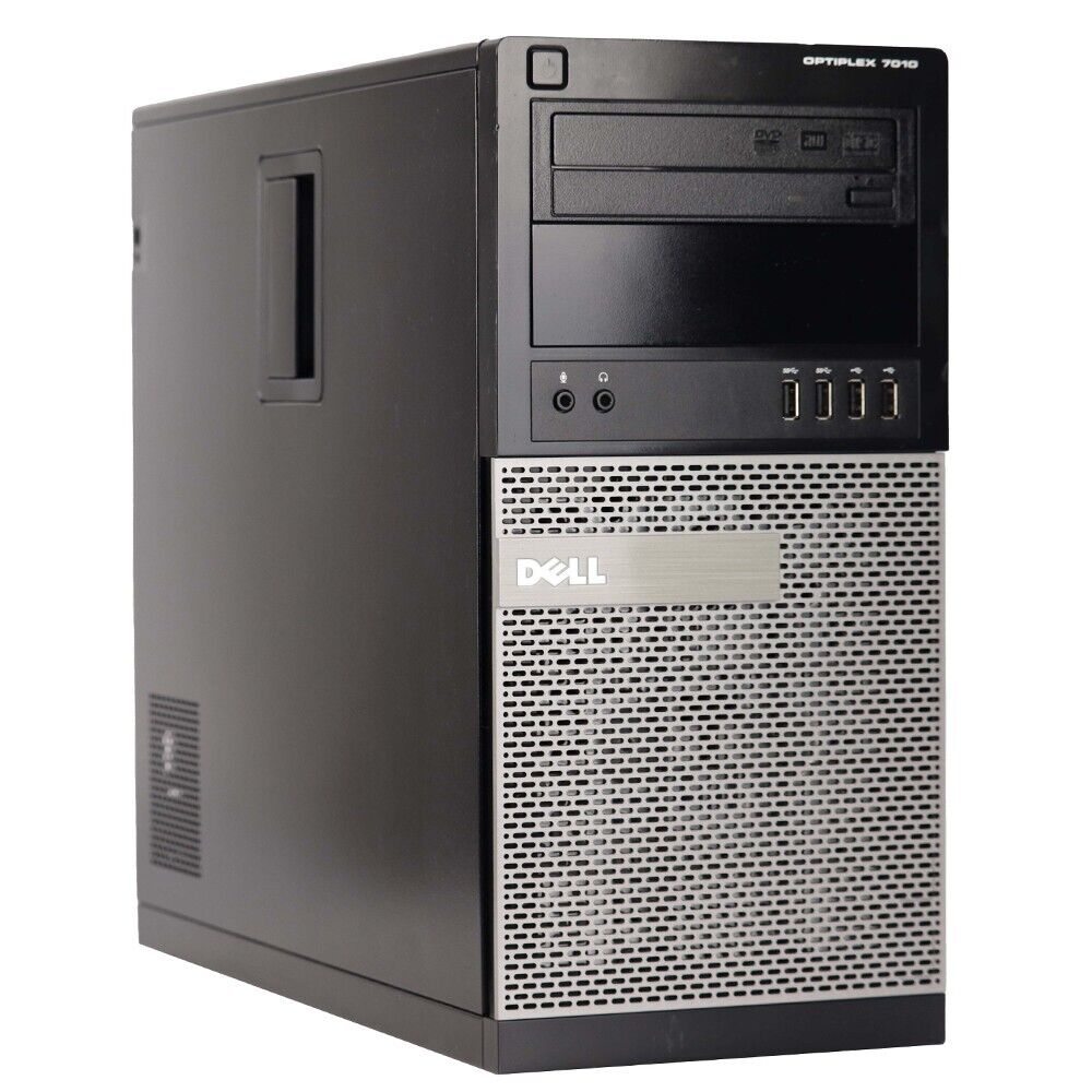 Dell Optiplex Tower Intel i5 Desktop Computer PC 8GB RAM 500GB Windows 10 Wi-Fi
