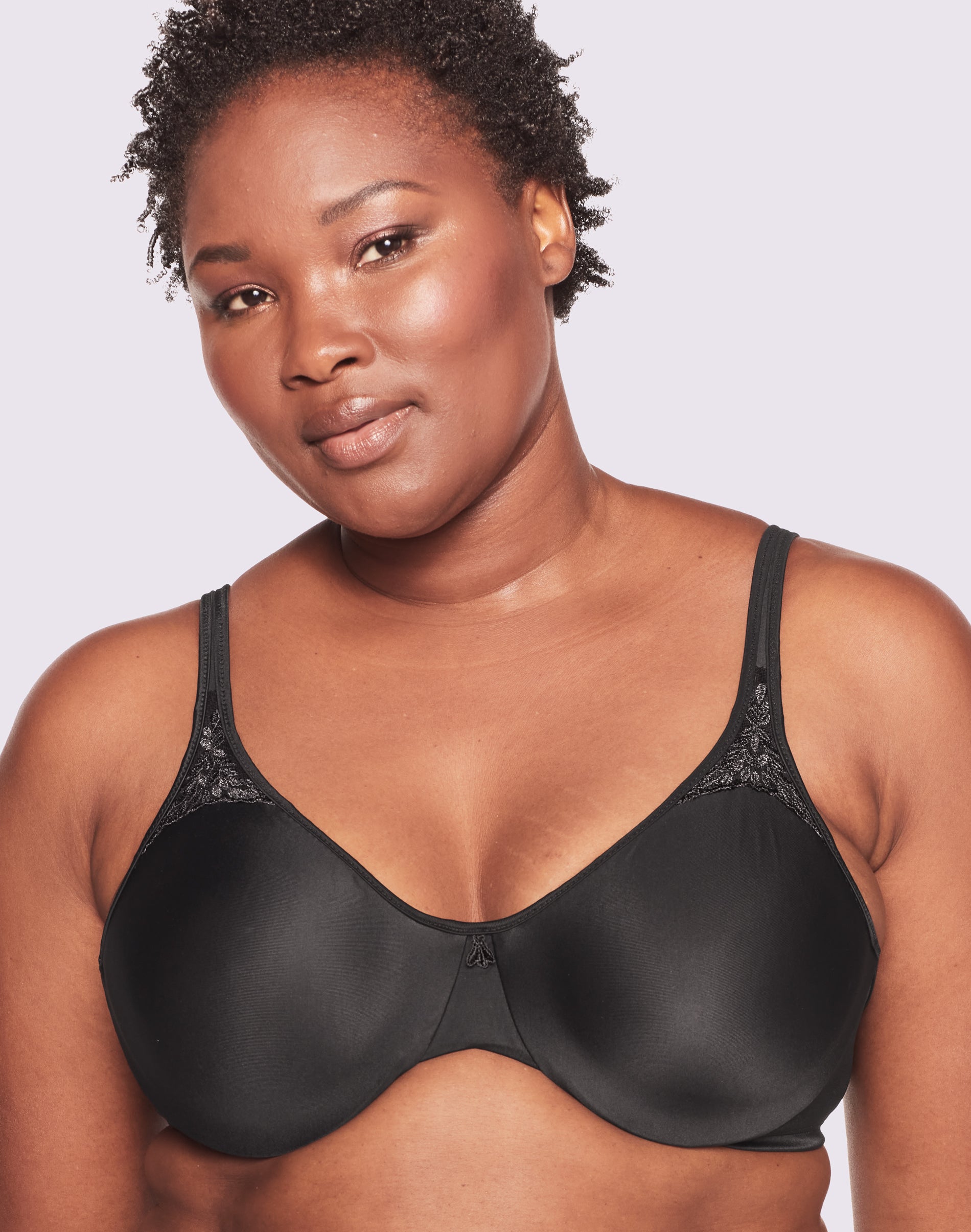Bali Passion for Comfort Minimizer Underwire Bra Black 36DDD Women’s