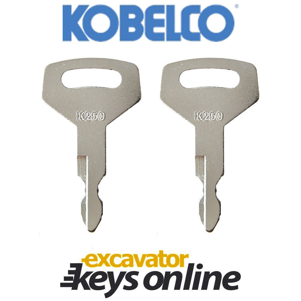 Kobelco k250 Excavator keys (Set Of) Excavator Grader Dozer kobelco parts