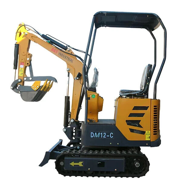 Restocked AGT Industrial Mini Excavator DM-12C with Hydraulic Thumb & Side Swing