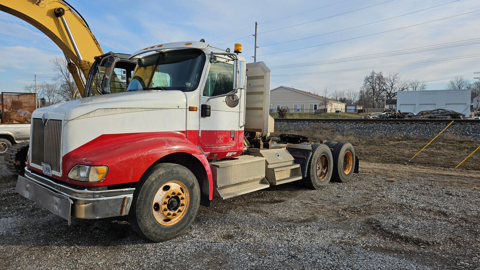 2003 International 9200i Daycab Semi Truck Winch Caterpillar Cat c12 Engine