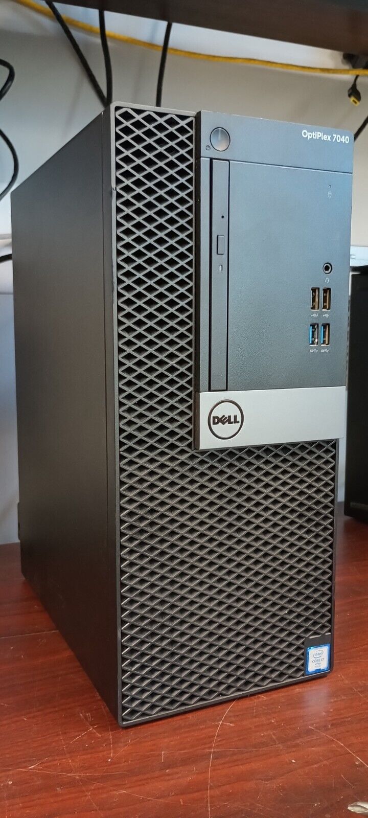 Dell Optiplex 7040 MT i7-6700 3.4GHz 8GB RAM 1TB HDD W11Pro AMD R7 350 #95