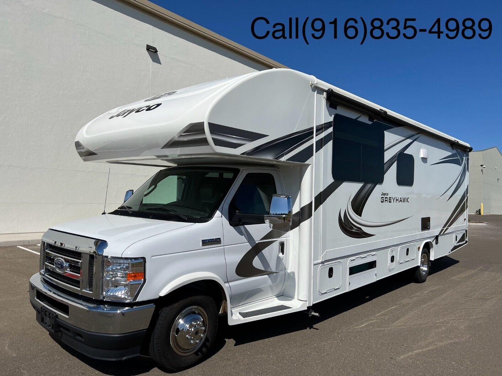2021 FORD E450 JAYCO GREYHAWK 30x MOTOR HOME WITH JRIDE PLUS AND FSD SHOCKS