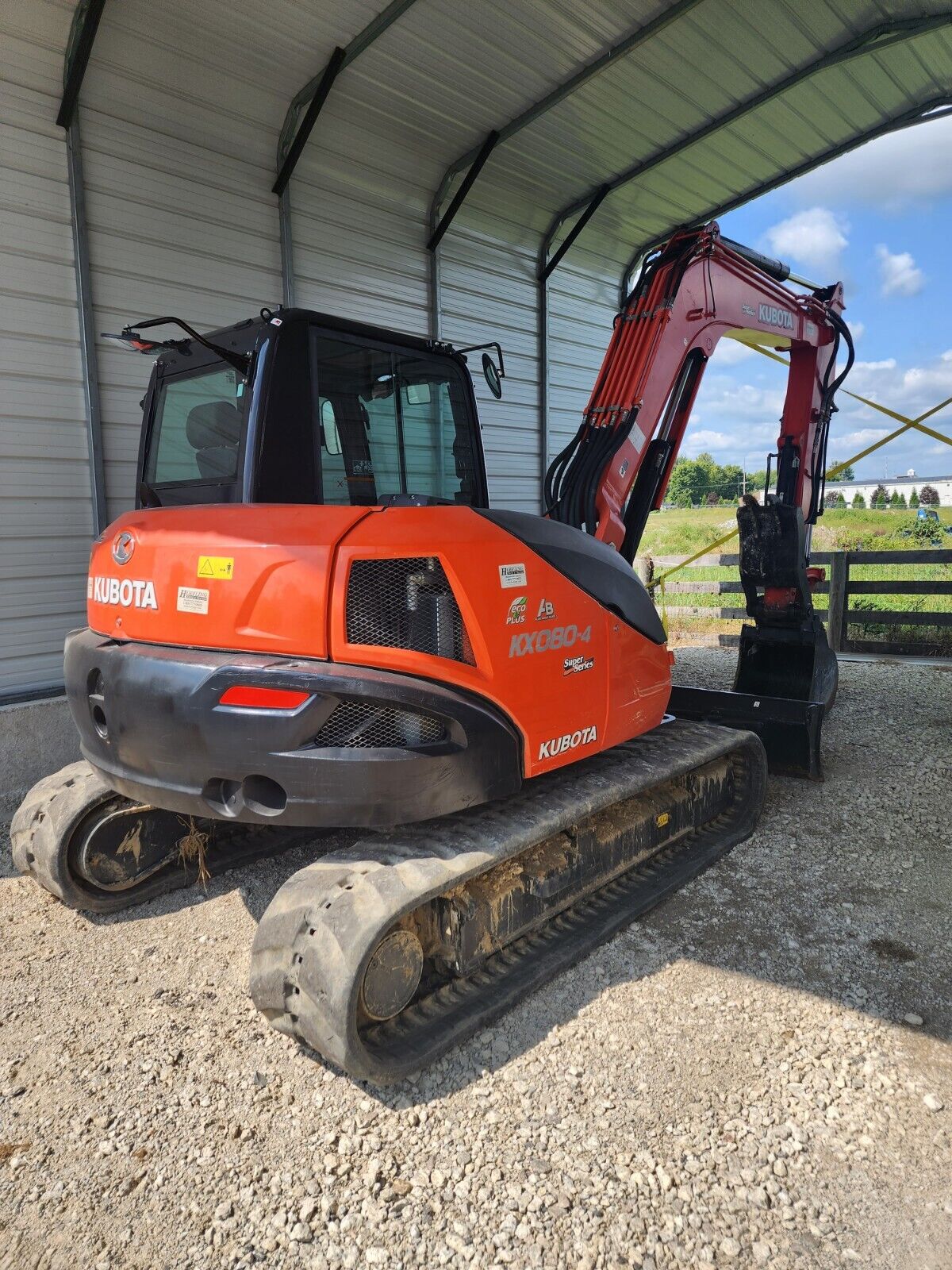 2019 Kubota Kx080-4 Excavator 1,087 Hours