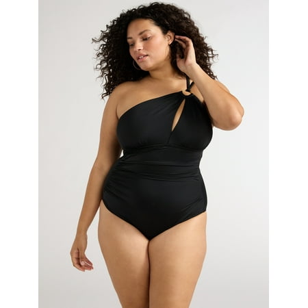 Sofia by Sofia Vergara Women’s and Plus Alaina One Piece Swimsuit with Shaping and Curvetex®, Sizes XS-3X