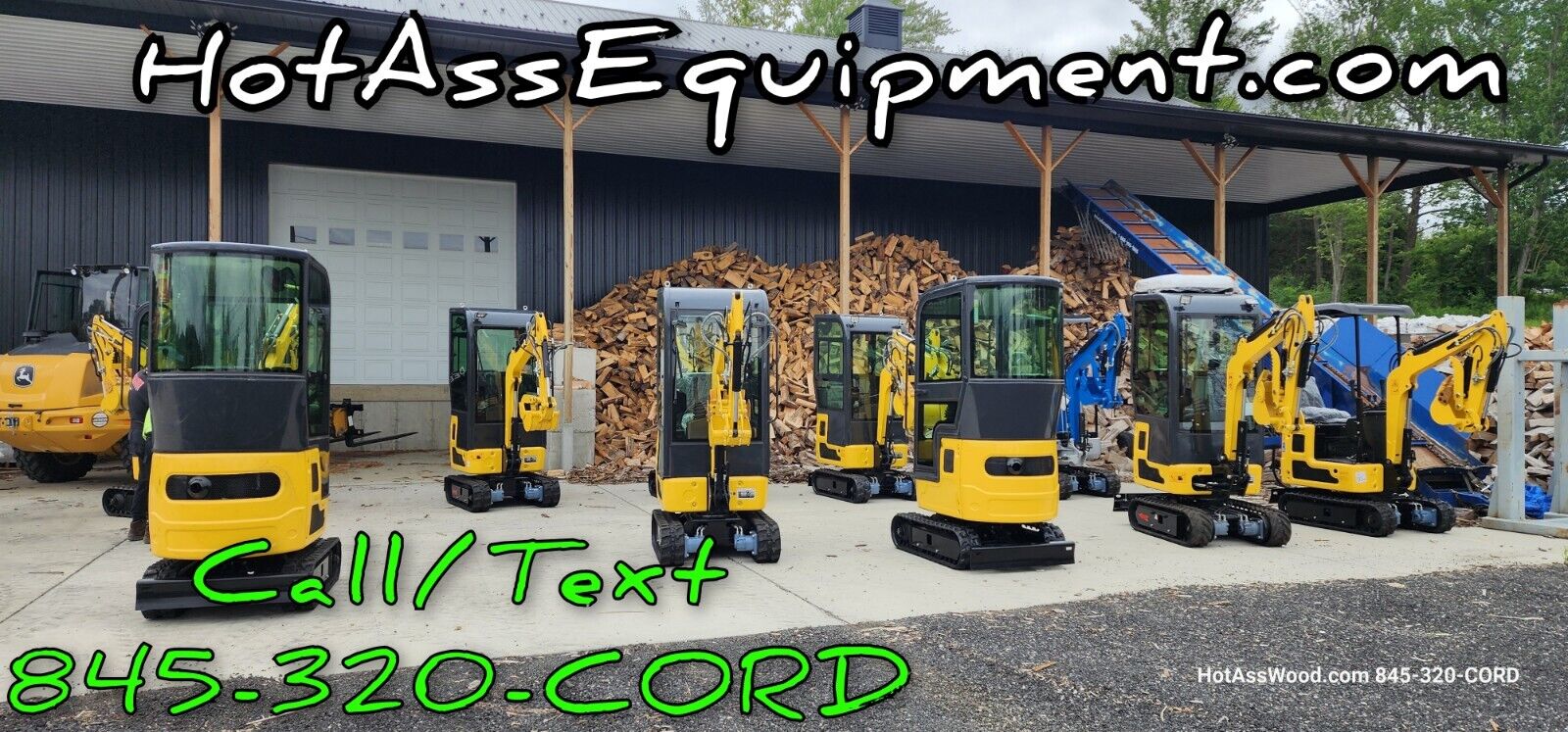 MINI Excavator W/ Hydraulic THUMB Briggs & Stratton Foot Pedals Auxiliary Valves