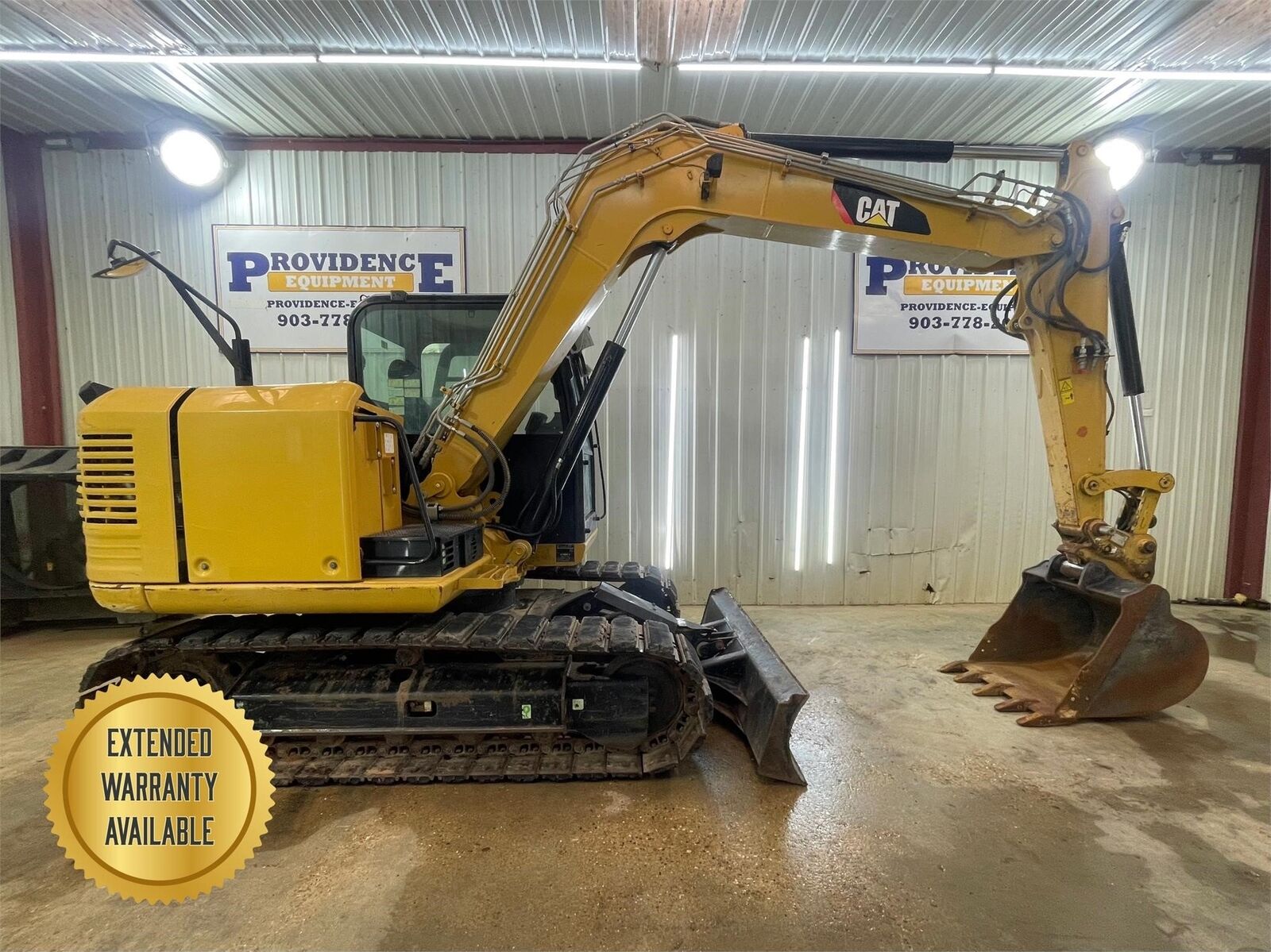 2017 CATERPILLAR 307E2 CAB TRACK CRAWLER EXCAVATOR