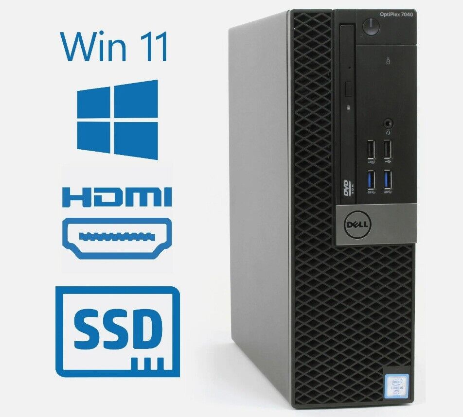 Dell Desktop Computer SFF i5 32GB RAM 1TB SSD + 1TB HDD Win11 For video studio Dell Desktop Computer SFF i5 32GB RAM 1TB SSD + 1TB HDD Win11 For video studio