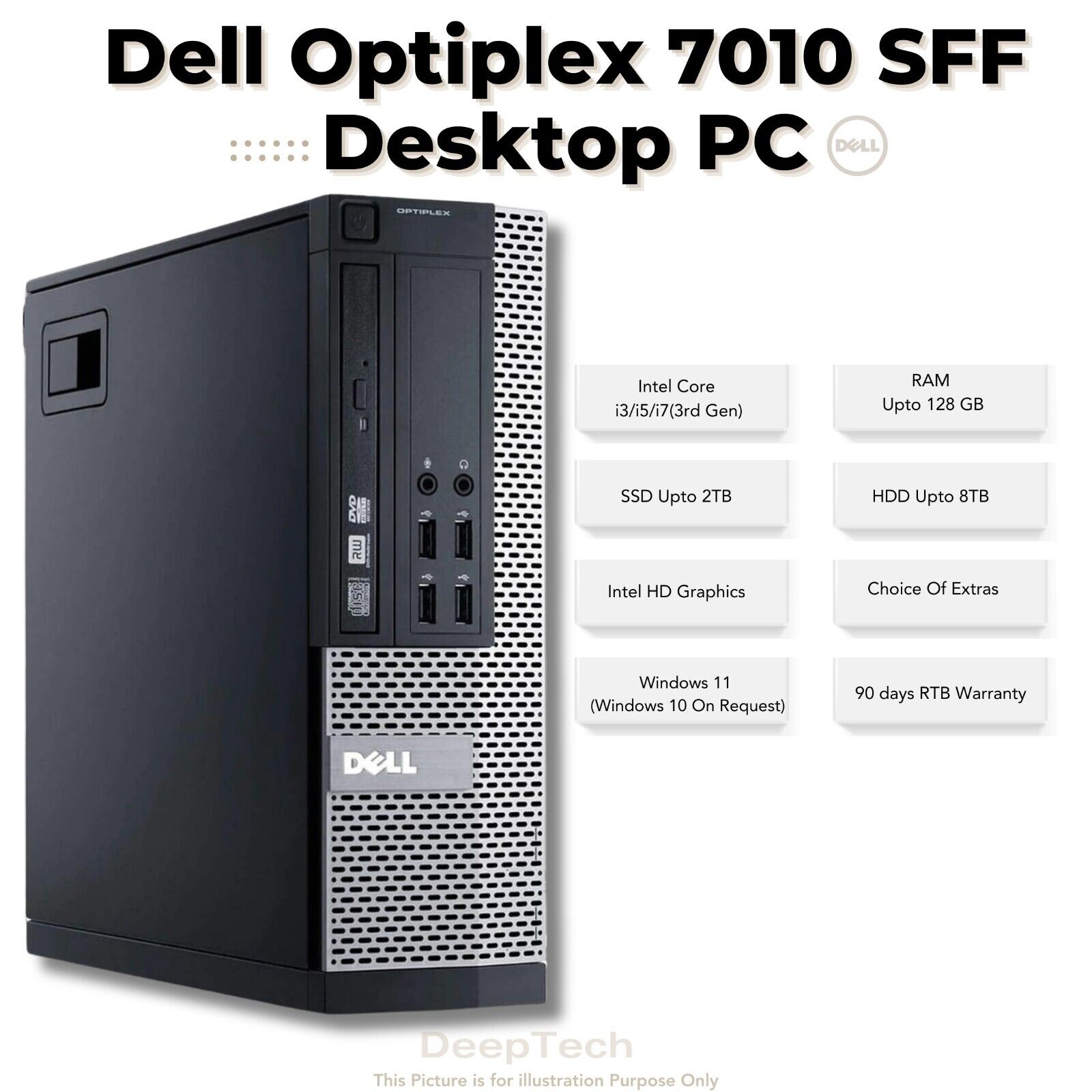 Windows 11 Dell OptiPlex 7010 SFF Intel Core i7 32GB RAM 1TB SSD WiFi Desktop PC Windows 11 Dell OptiPlex 7010 SFF Intel Core i7 32GB RAM 1TB SSD WiFi Desktop PC