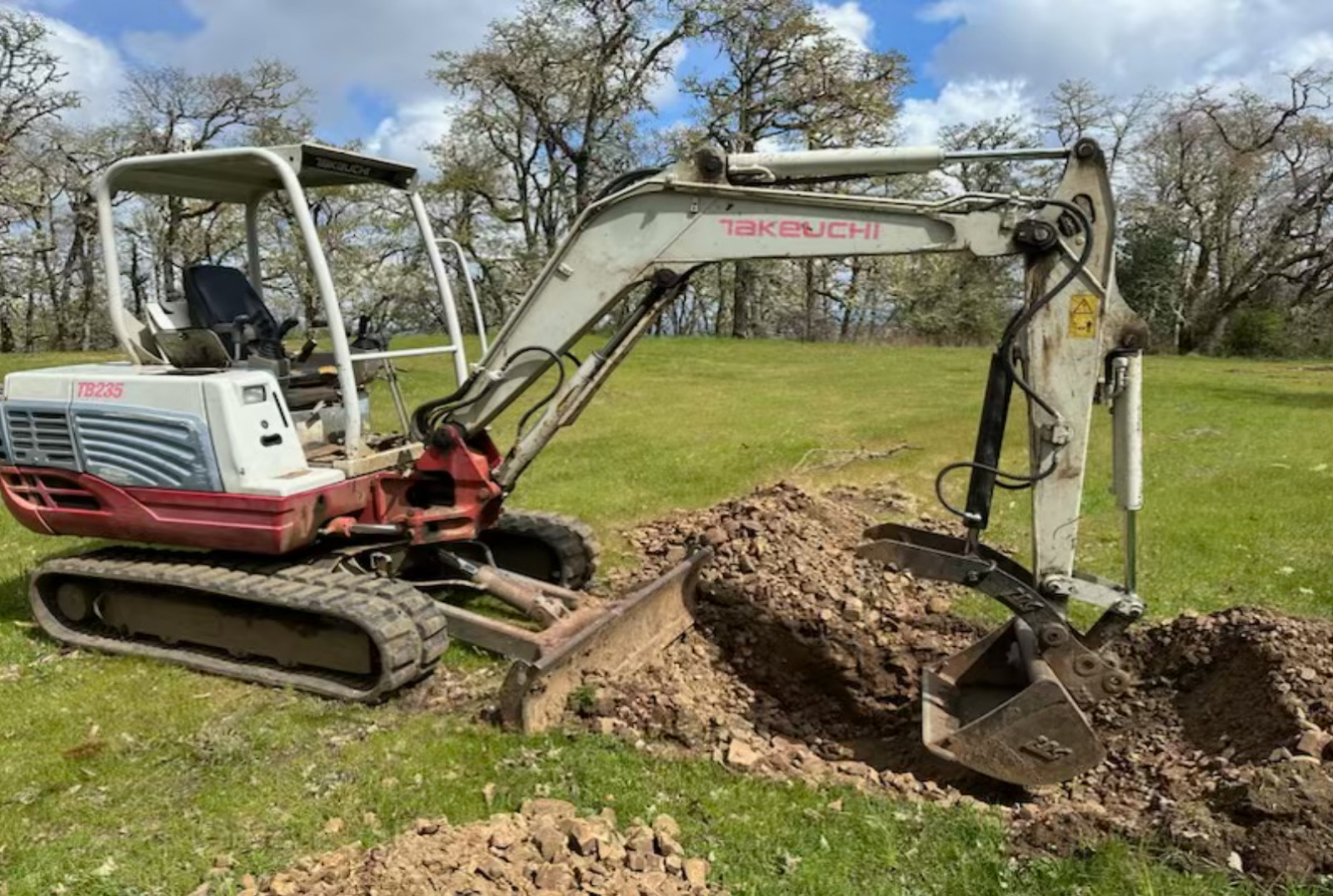 2011 Takeuchi TB235 Mini Excavator