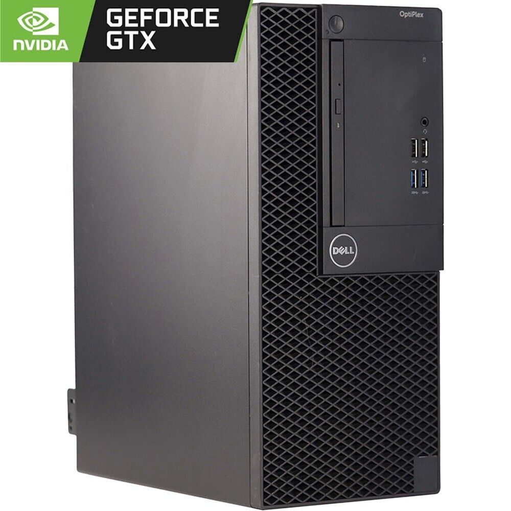 Dell Gaming PC Desktop Tower Intel i5 16GB 500GB HD 120GB SSD Windows 10 Wi-Fi