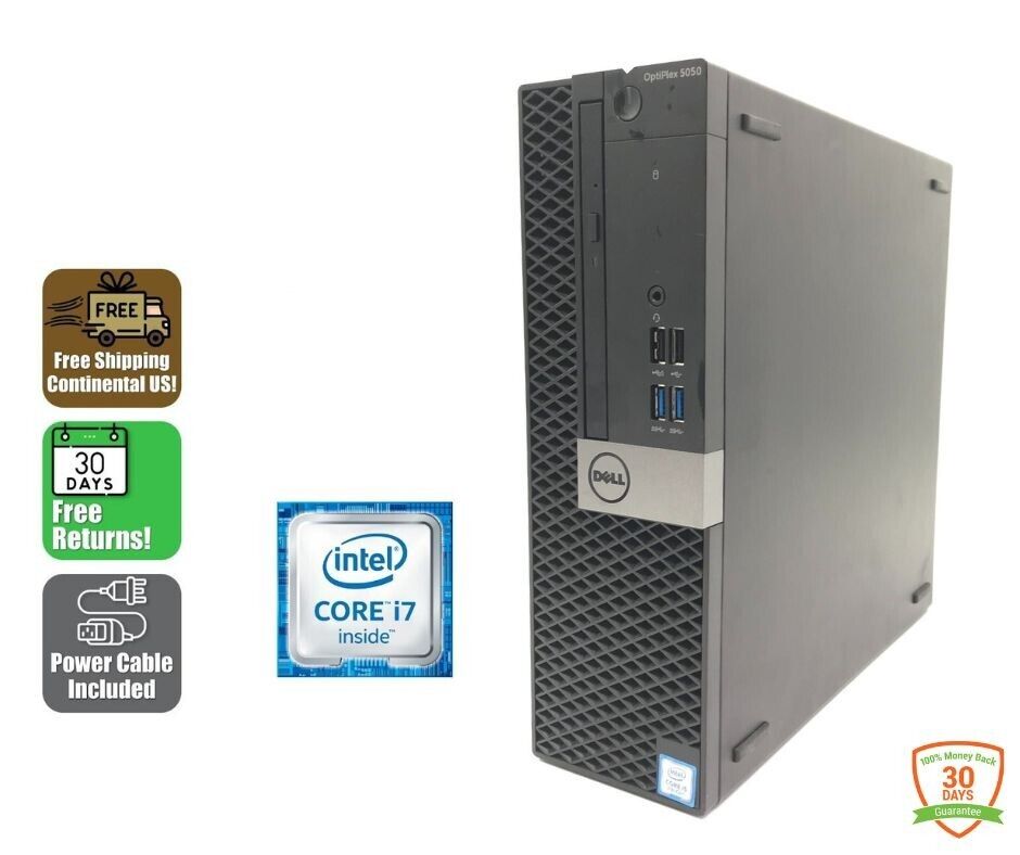 Dell Optiplex 5050 Core i7-7700 @3.6Ghz 16GB RAM 256G SSD No OS *TESTED 100%