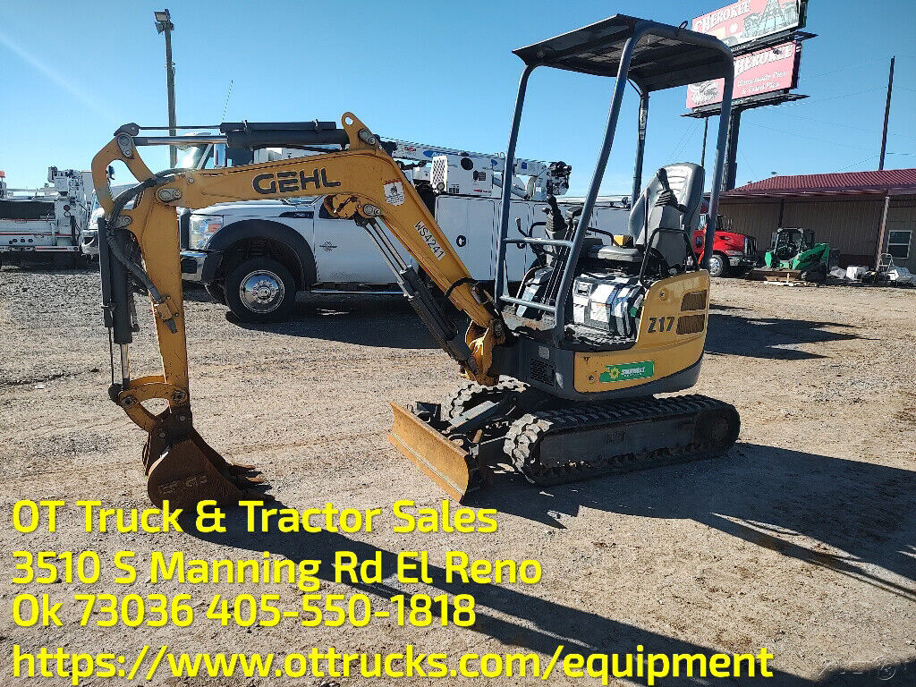 2017 Gehl Z17 MINI SMALL EXCAVATOR TRACK HOE Used