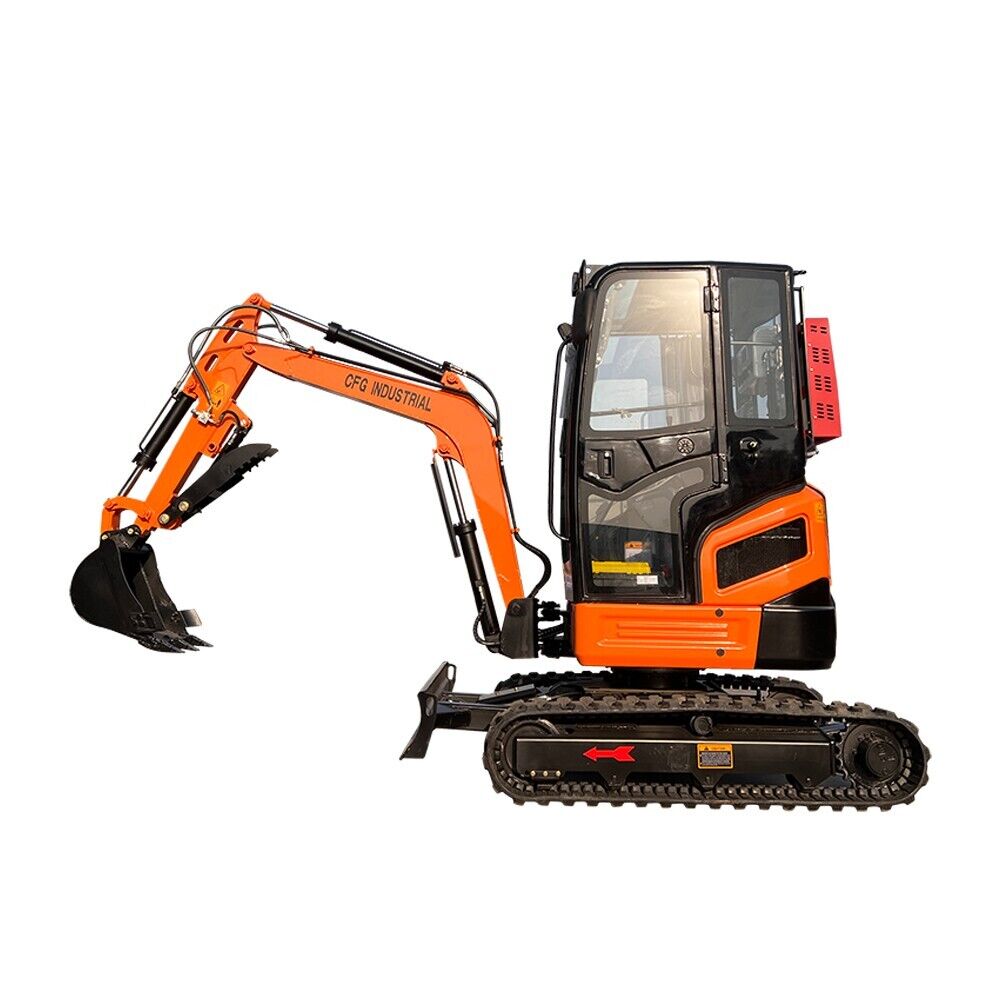 Agrotk 2.5 Ton Mini Excavator Digger 25 hp Yanmar Diesel Engine EPA Pick up only