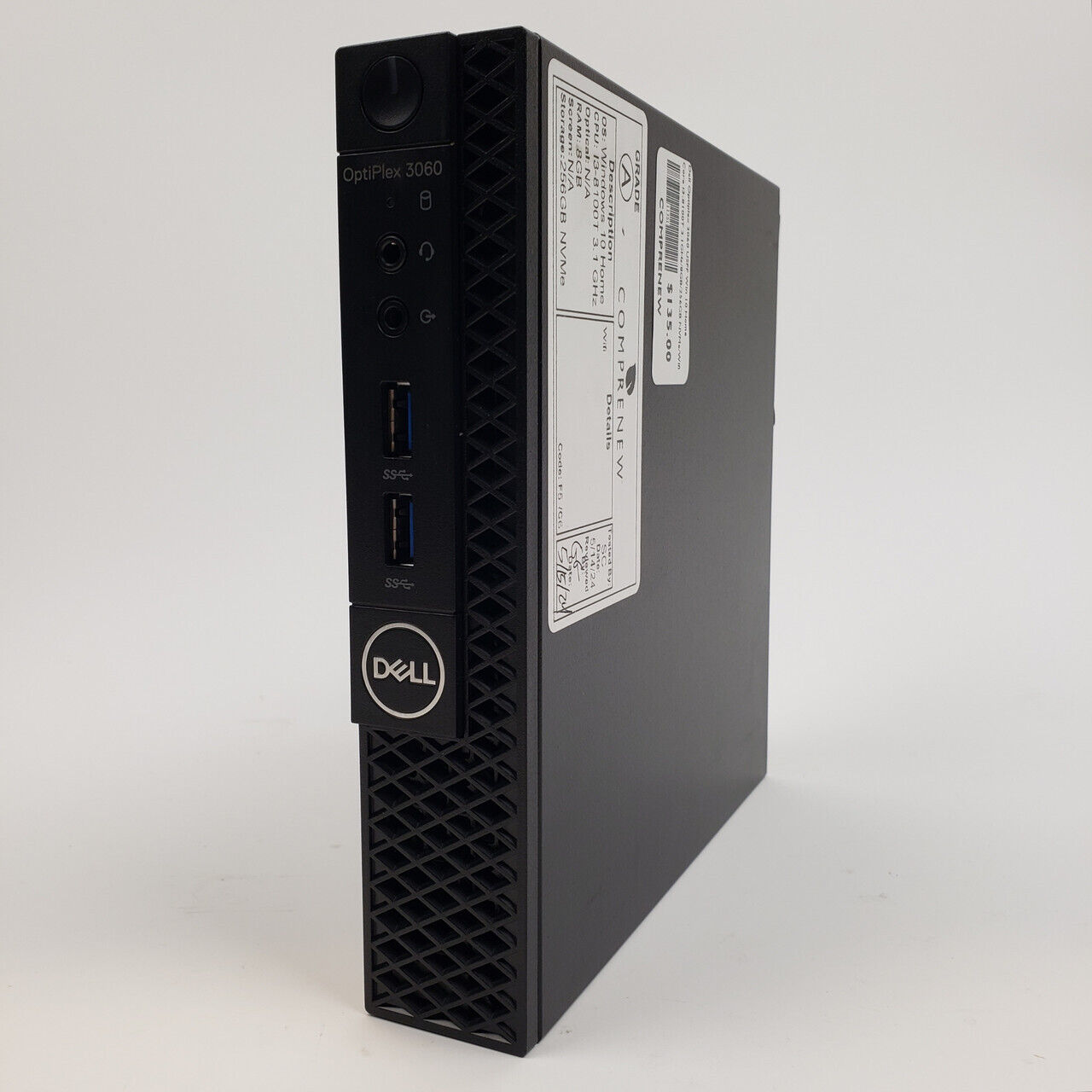 Dell OptiPlex 3060 Win 10 Home i3-8100T 8GB RAM 256GB NVMe | Grade A