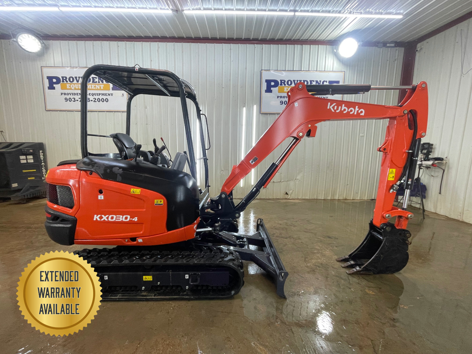 2023 KUBOTA KX030-4 OROPS STRAIGHT BLADE MINI COMPACT TRACK EXCAVATOR
