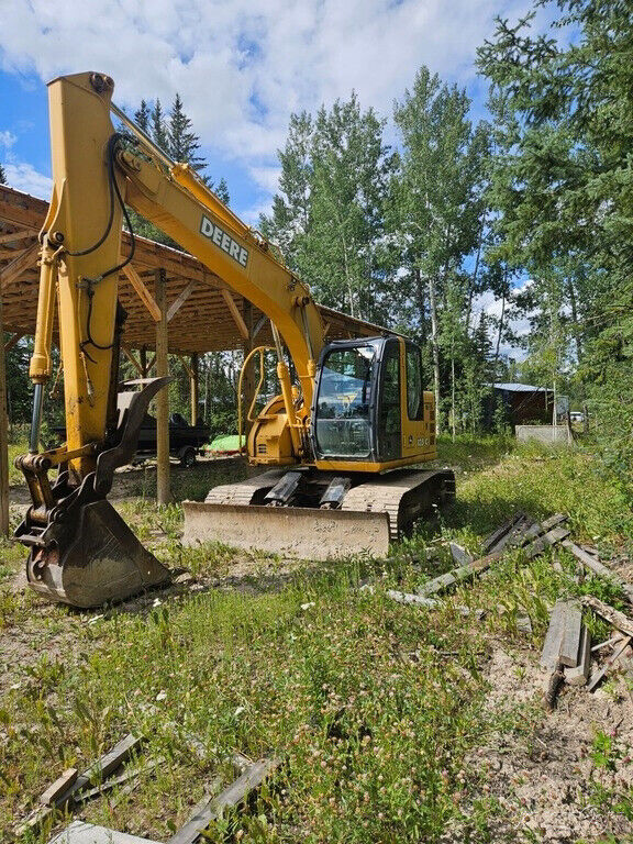 2005 John Deere 135C RTS Excavator 11,970 Hours Enclosed