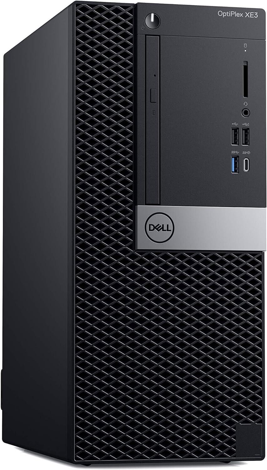 Dell Optiplex XE3 TOWER Desktop i5-8500 6-Core 8GB RAM DDR4 1TB SSD DVD-RW W11PR