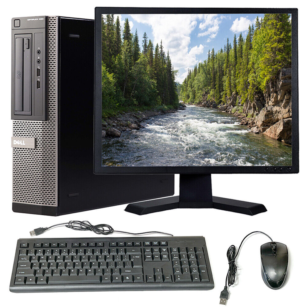 Dell Desktop Computer PC Intel i5 8GB RAM 250GB HD 19″ Monitor Windows 10 Wi-Fi Dell Desktop Computer PC Intel i5 8GB RAM 250GB HD 19″ Monitor Windows 10 Wi-Fi