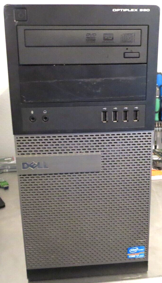 Dell optiplex 990 I-7 Windows 10 Pro