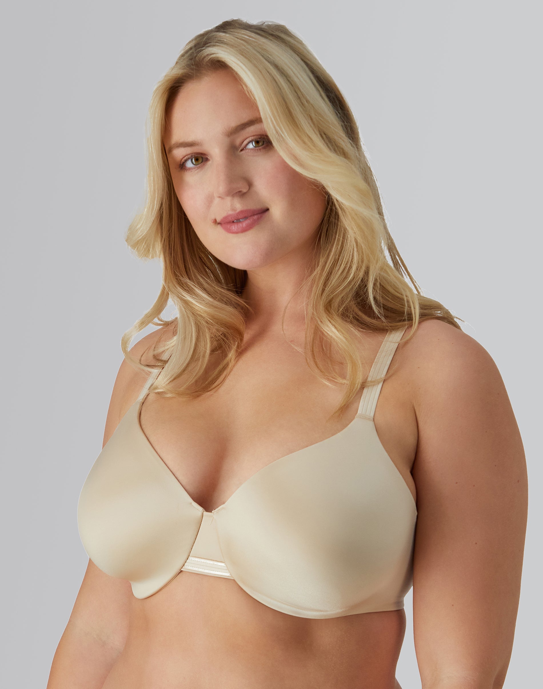 Bali One Smooth U Smoothing & Concealing Underwire Bra Soft Taupe 40C Women’s