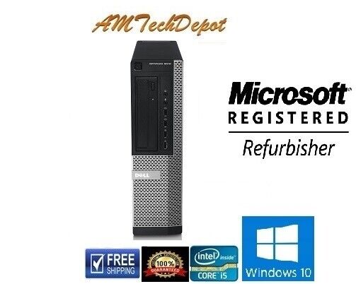 Dell Optiplex 9010 Core i5 3.2Ghz 16GB Win10 Pro 64-BIT 2TB HDD DSK/Dual Display