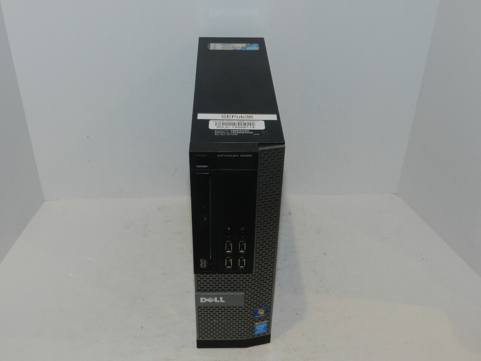 Dell Optiplex 9020 D07S i5-4590 3.30GHz 16GB DDR3 w/ Power Cord Tested
