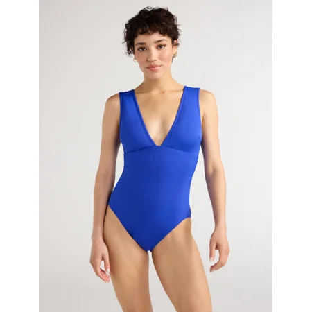 Sofia by Sofia Vergara Women’s and Plus Carmen One Piece Swimsuit with Curvetex®, Sizes XS-3X