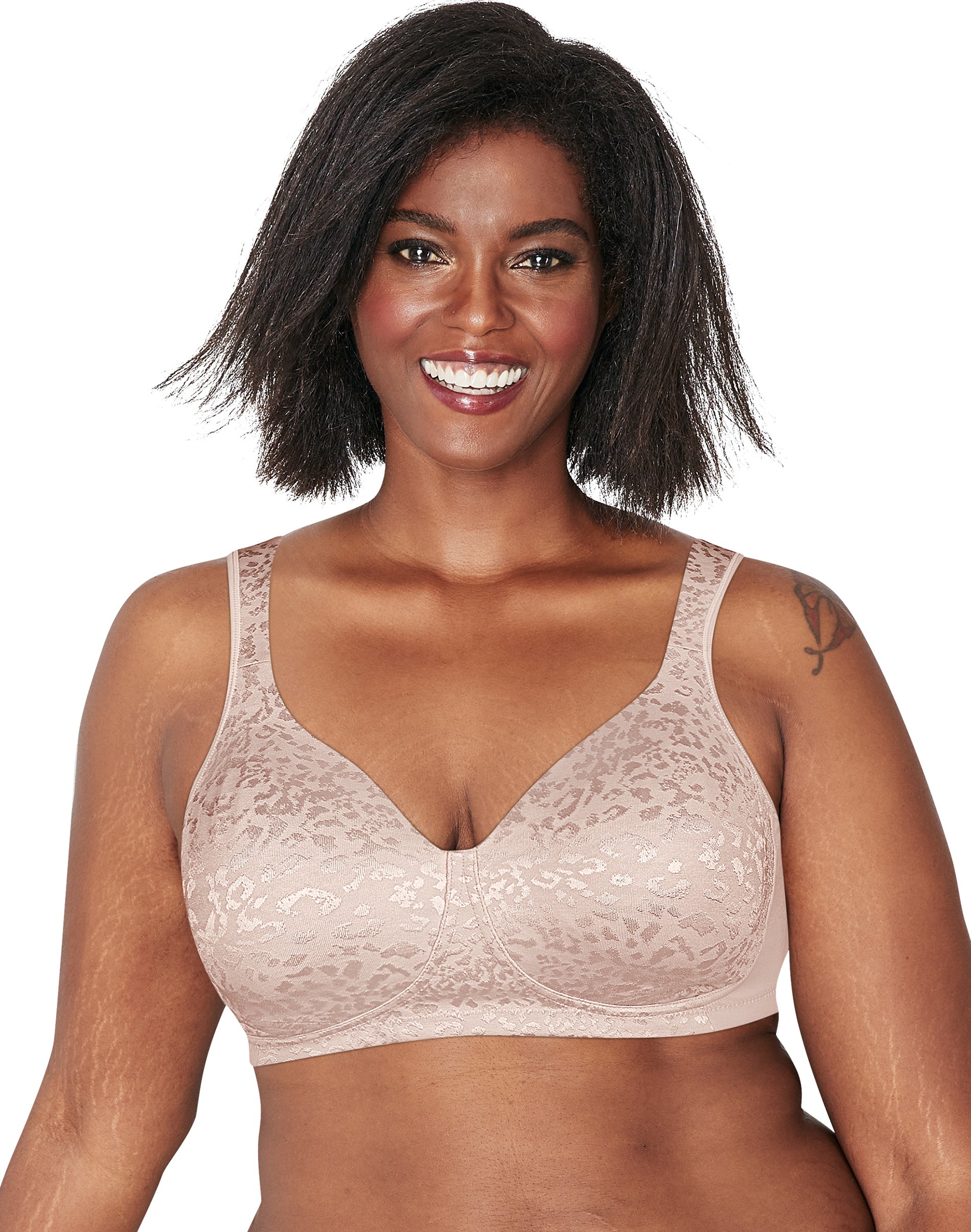 Playtex 18 Hour Ultimate Lift & Support Wireless Bra Almond Animal 44DDD Women’s Playtex 18 Hour Ultimate Lift & Support Wireless Bra Almond Animal 44DDD Women’s