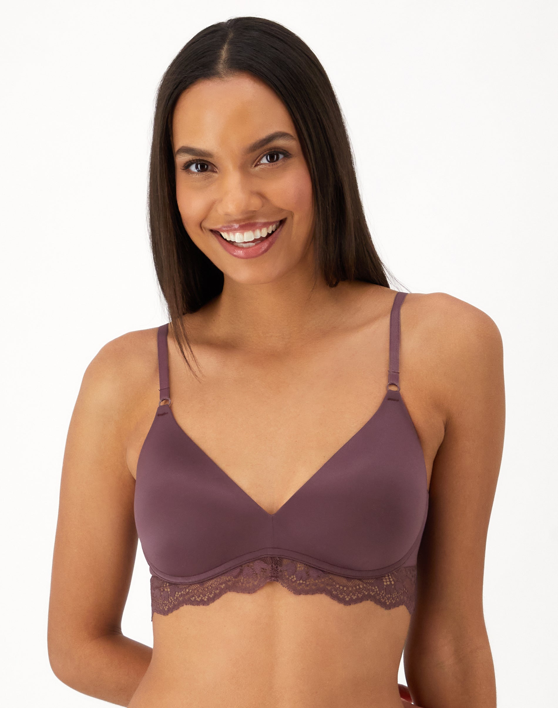 Maidenform Your Lift Wireless Bra Quartz Purple 34B Women’s