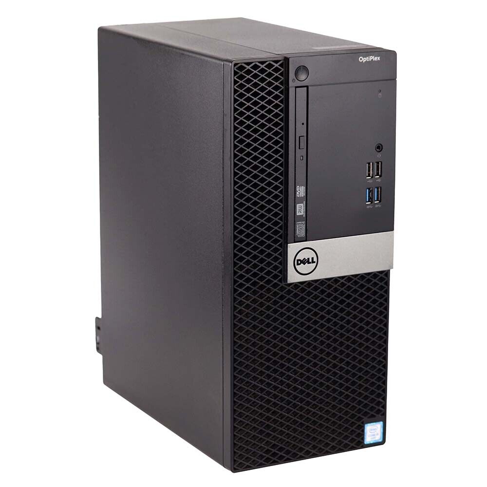 Dell OptiPlex MT Desktop Computer PC Core i3 8GB 256GB SSD Wi-Fi Windows 10 HDMI