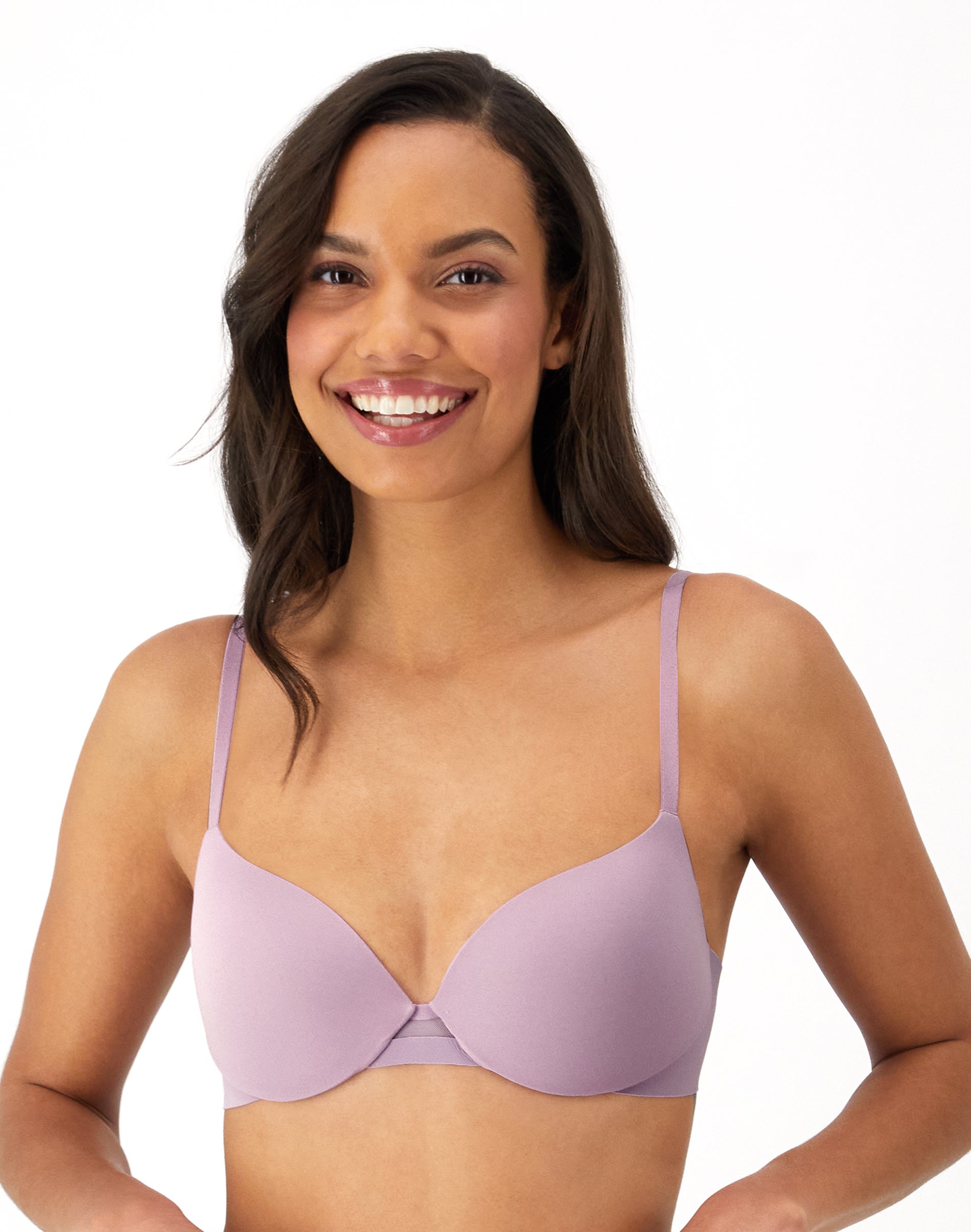 Maidenform DreamWire Convertible T-Shirt Bra, Underwire Sojourn Lilac 40C Women’s