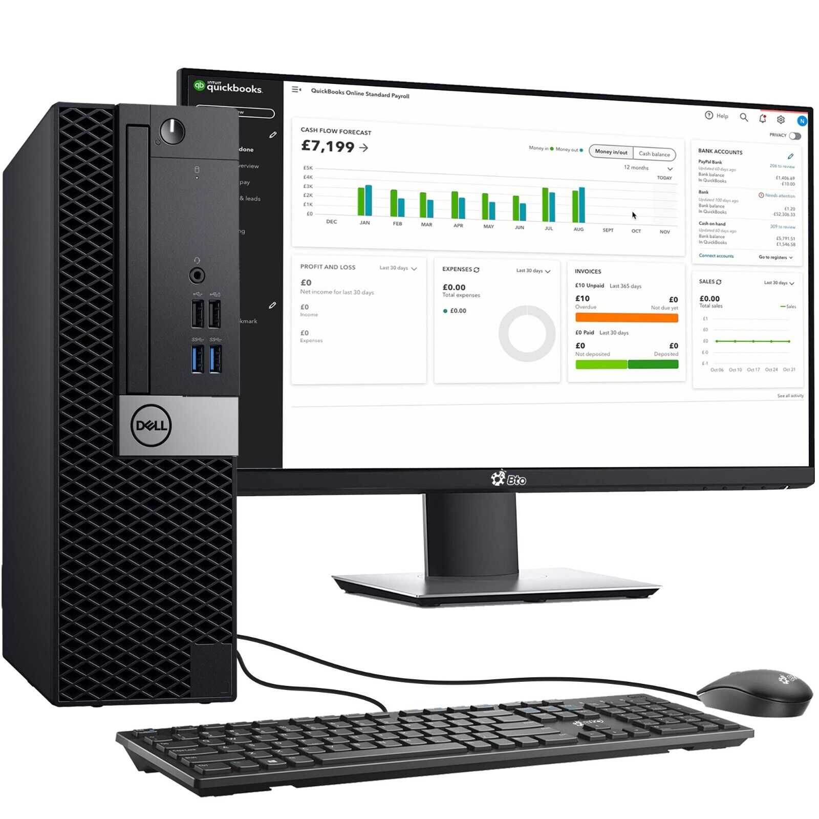 Dell OptiPlex SFF Desktop PC i5-6500 32GB RAM 2TB SSD 2TB HDD 24″ LED Win 10 Pro Dell OptiPlex SFF Desktop PC i5-6500 32GB RAM 2TB SSD 2TB HDD 24″ LED Win 10 Pro