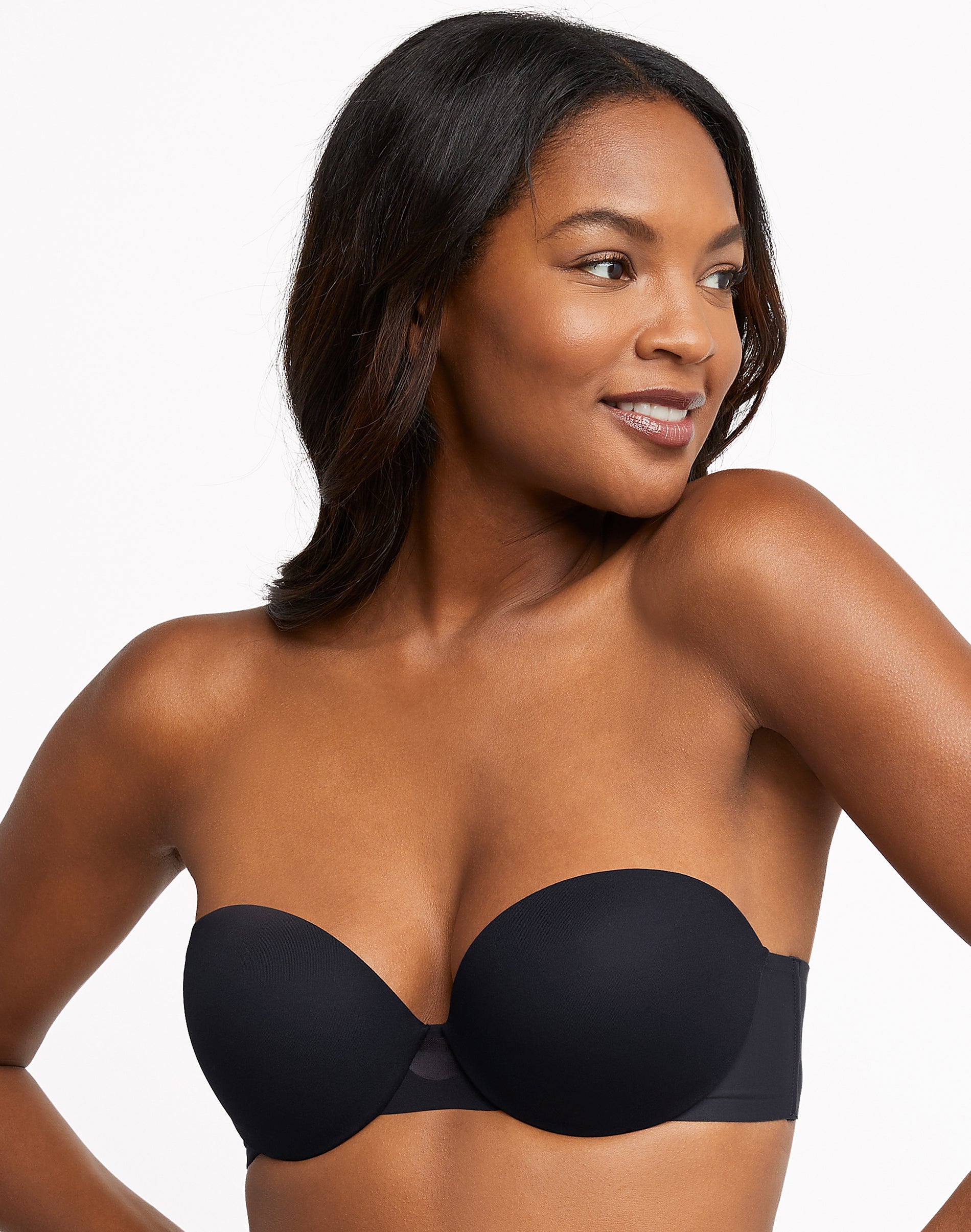 Maidenform DreamWire Strapless Multiway Underwire Bra Black 40B Women’s