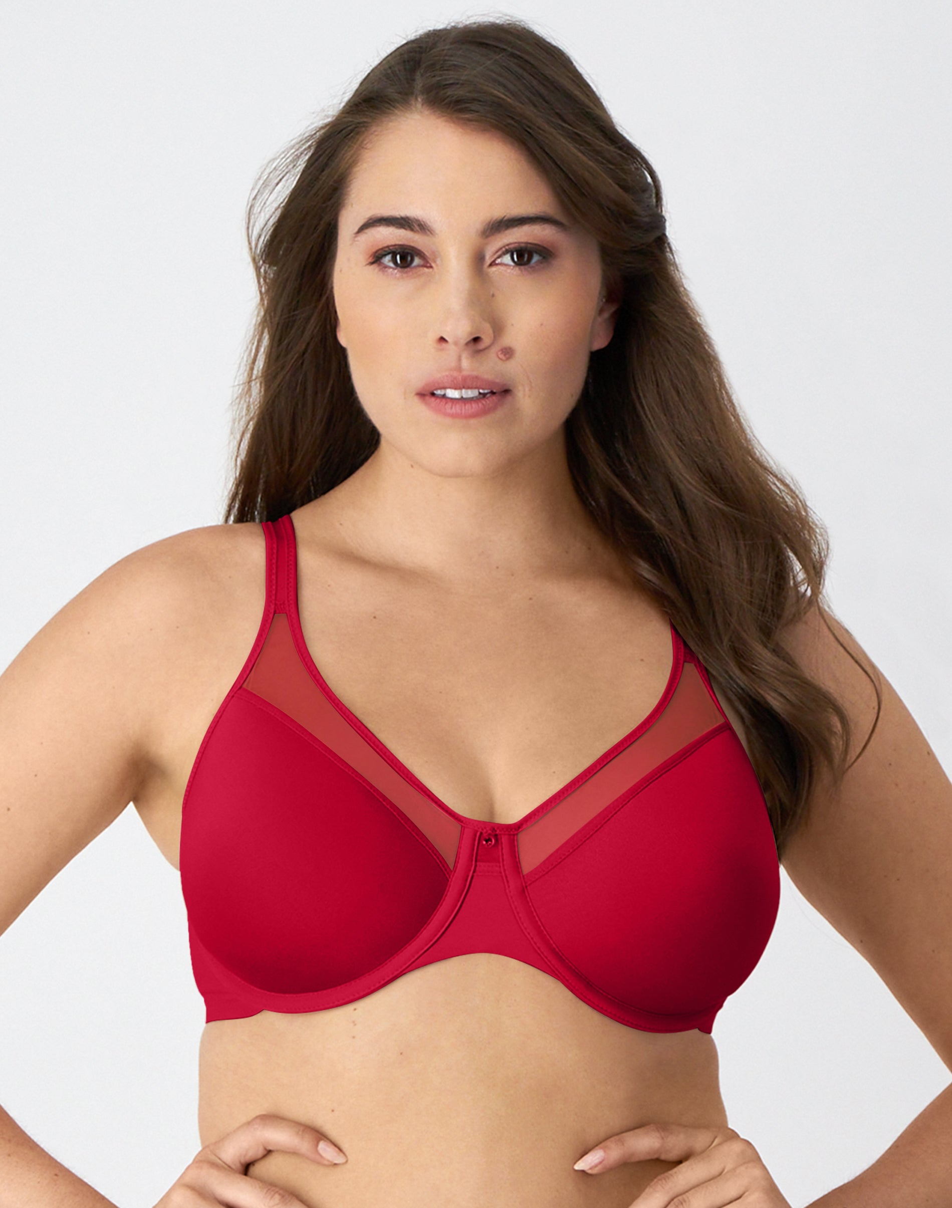 Bali One Smooth U Ultra Light Underwire Bra Scarlett Berry 2 40D Women’s