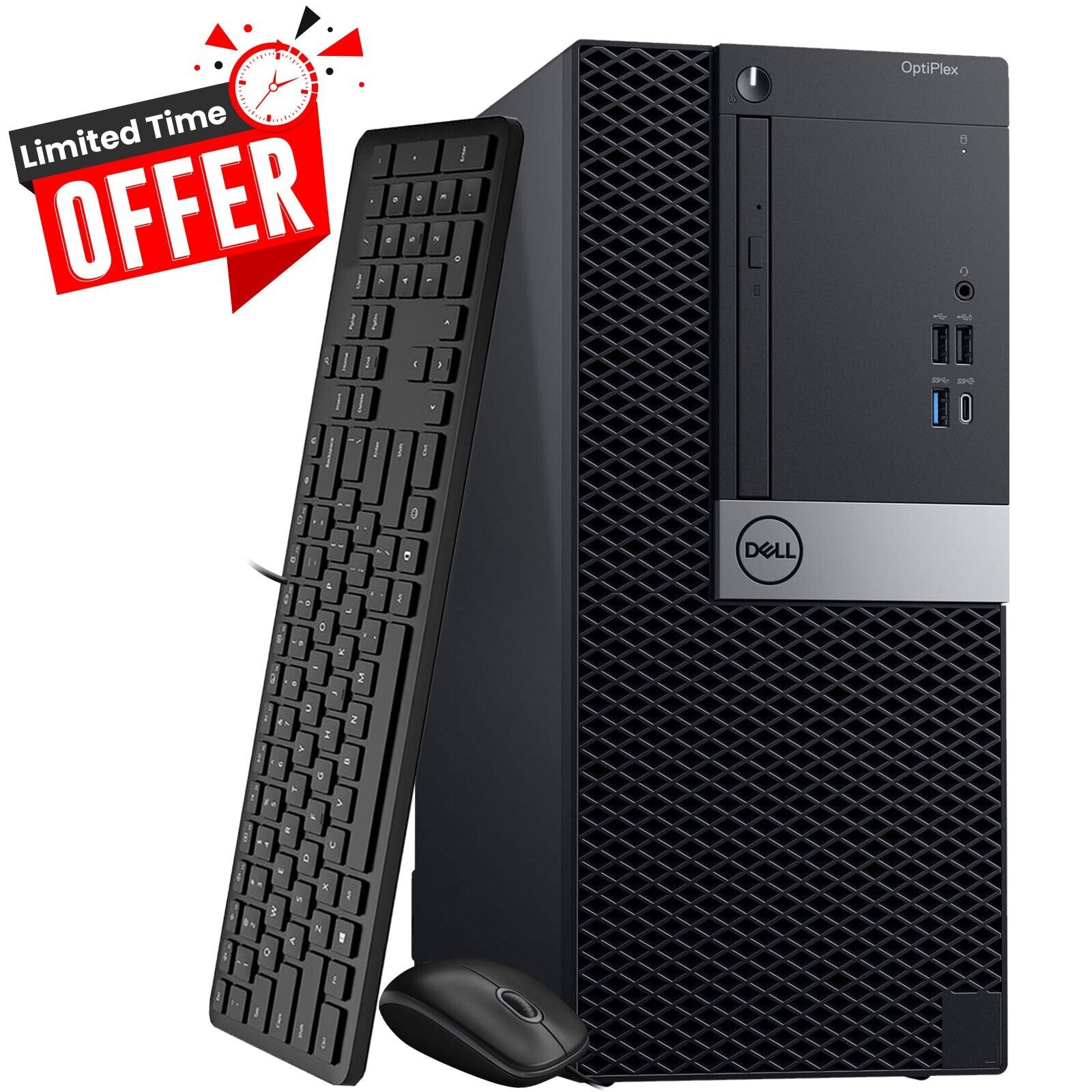 Dell 7040 MT Desktop PC Intel i7-6700 16GB RAM 1TB SSD Built-in Wi-Fi Windows10
