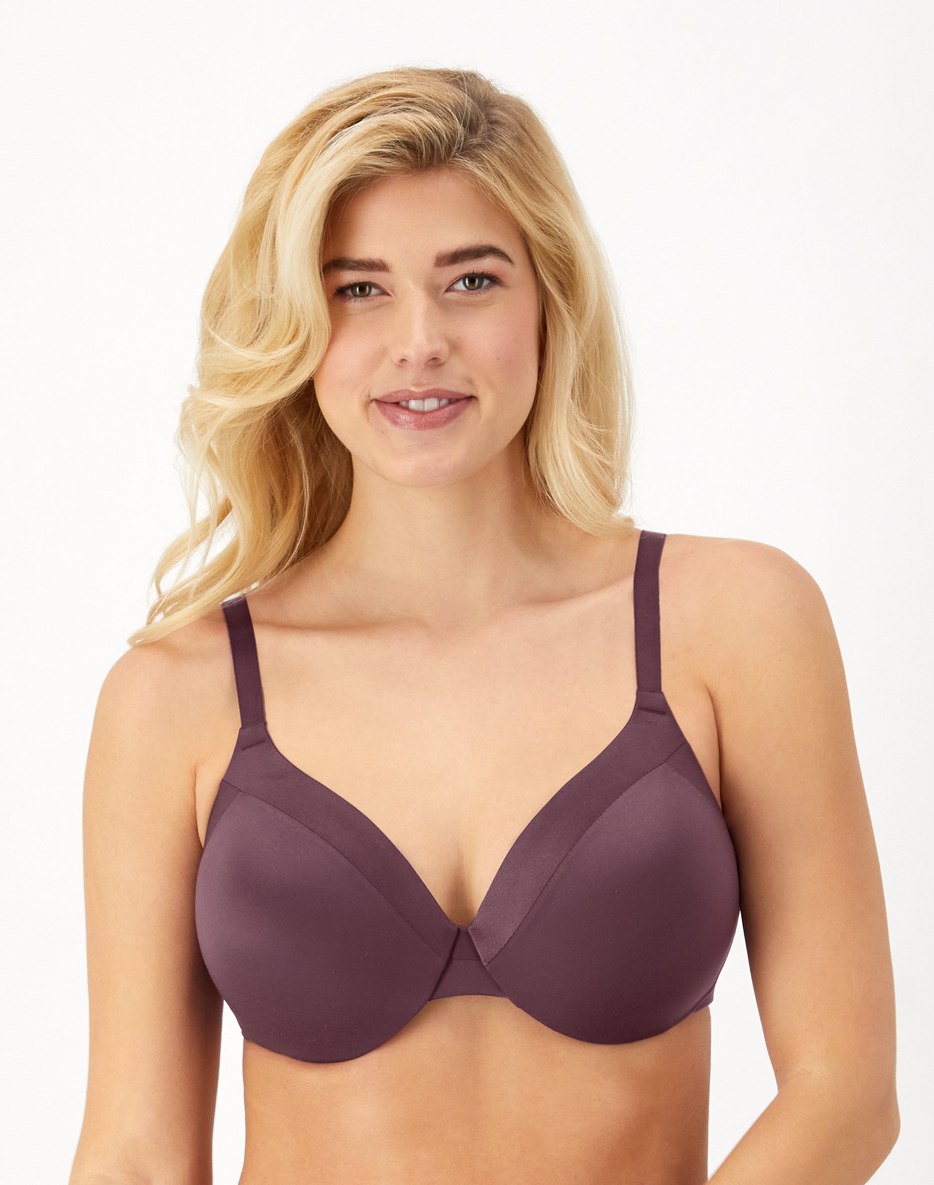 Maidenform Everyday Full Coverage Cushioned Underwire Bra Quartz Purple 38D Women’s