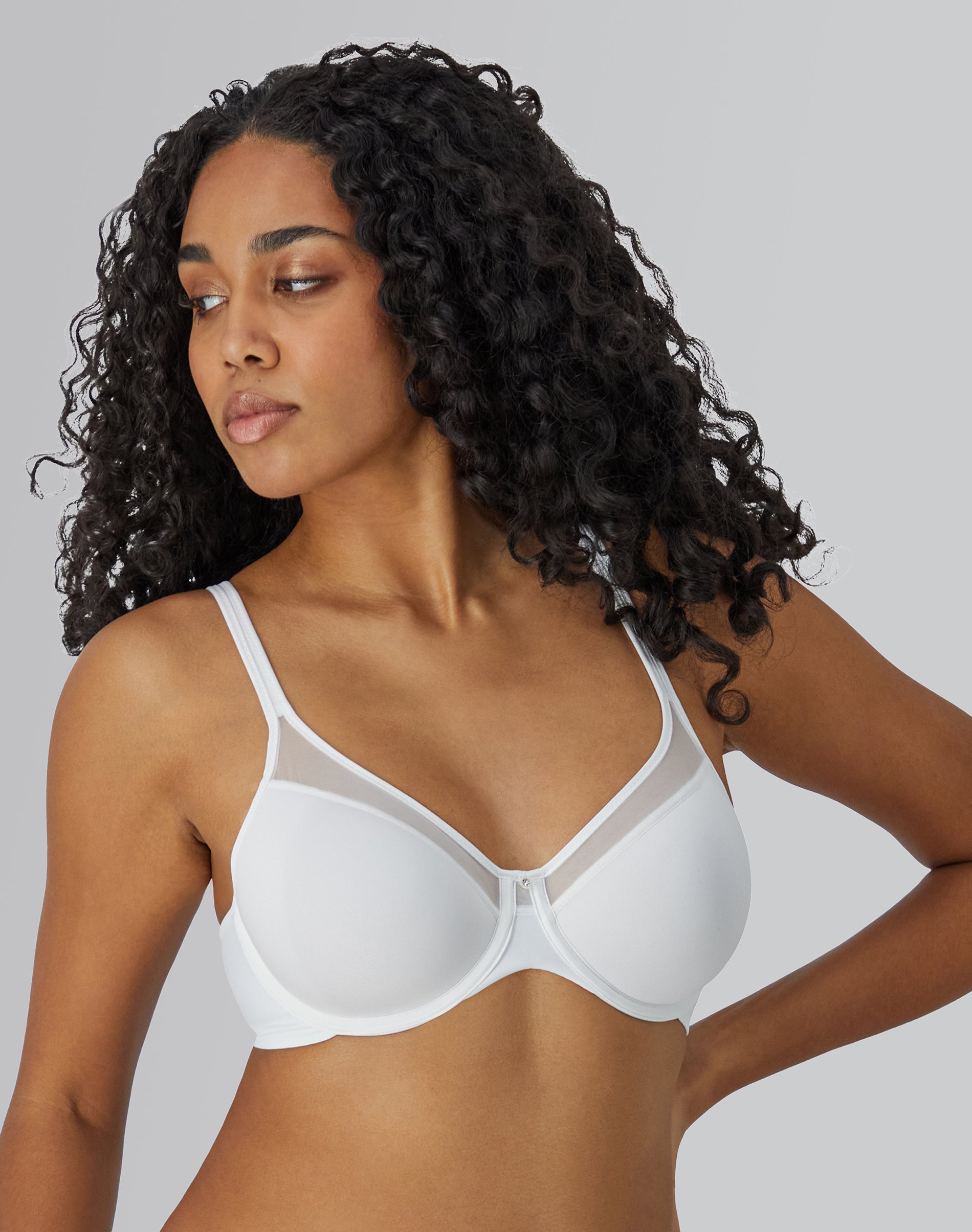 Bali One Smooth U Ultra Light Underwire Bra White 40C Women’s