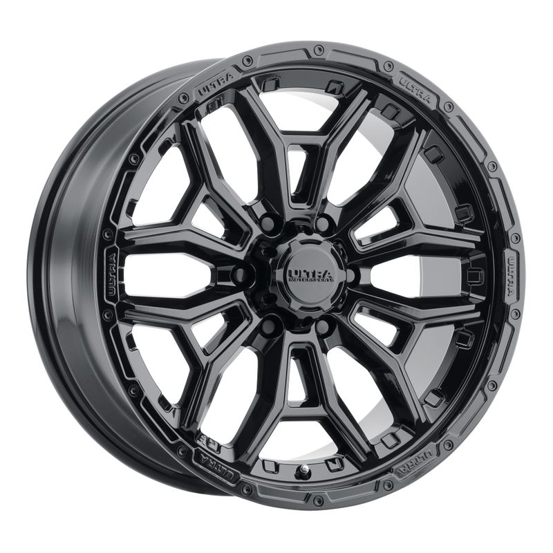 Ultra 126BK Warmonger 6, 20X10, 126-2183BK25